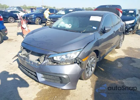 2016 Honda Civic Ex from USA, damaged, VIN 19XFC2F70GE055177